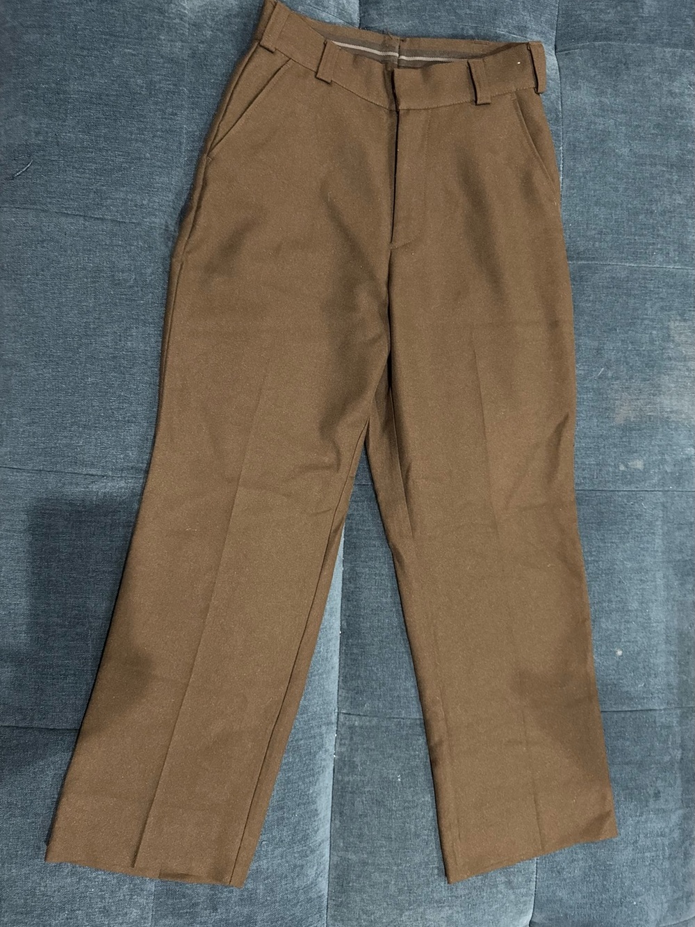 LawPro Tailored High Rise Straight-Leg Dress Pants – Brown